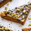 Gluten free healthy pumpkin brownies